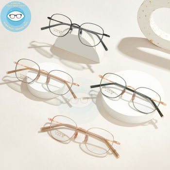 Gọng kính kim loại mã 6113